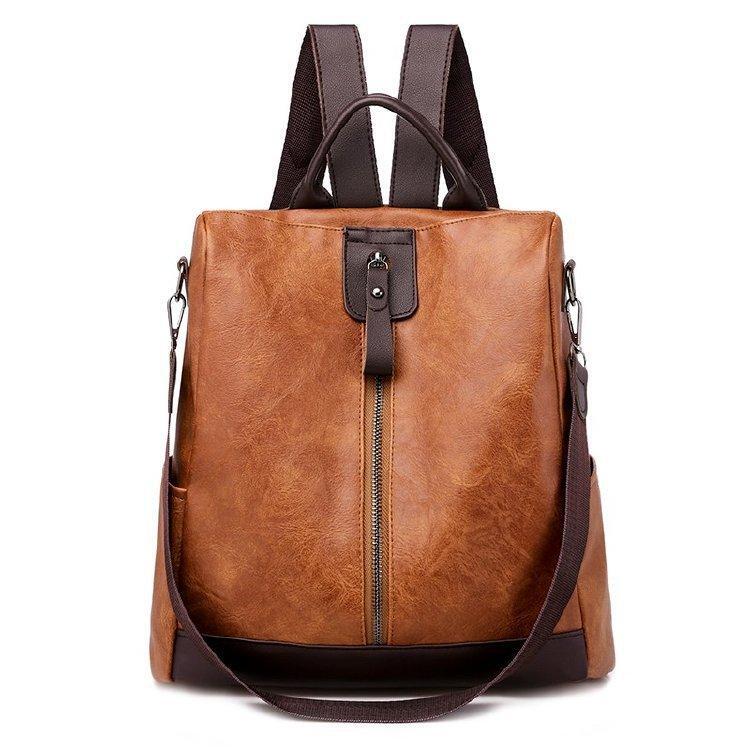 Maria | Elegant Leather Backpack with Ample Storage