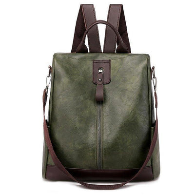 Maria | Elegant Leather Backpack with Ample Storage