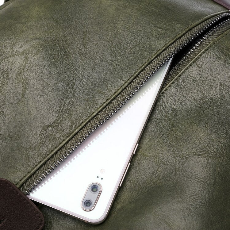 Maria | Elegant Leather Backpack with Ample Storage