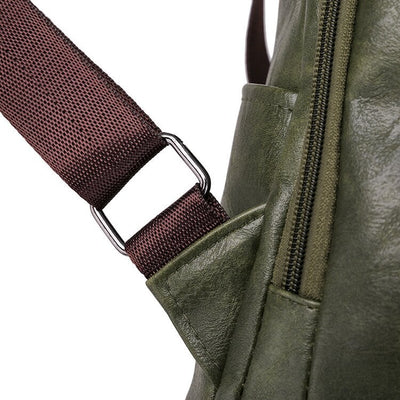 Maria | Elegant Leather Backpack with Ample Storage