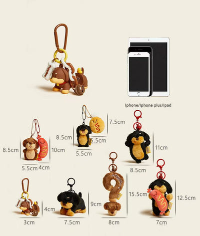 Baby Dachshund Bag Charm