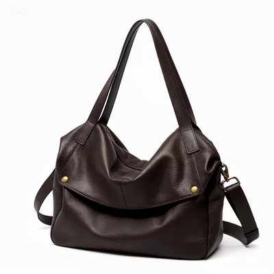 Women's Retro Genuine Leather Soft Minimalist Casual Tote Bag
