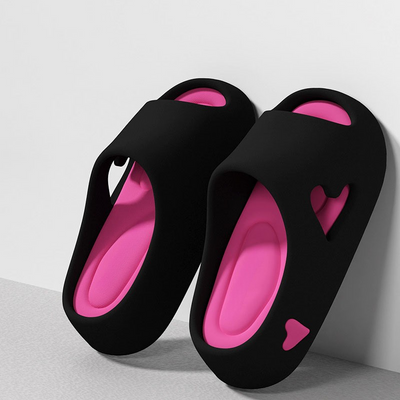 Sofia - Lightweight Heart Design Flip Flops