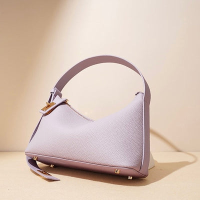 Women's Togo Leather Premium Crossbody Shoulder Dumpling Bag