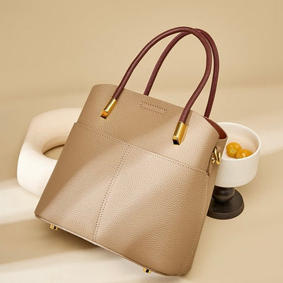 Elegant Women's Genuine Leather Ladies Crossbody Handbag