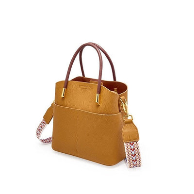 Elegant Women's Genuine Leather Ladies Crossbody Handbag