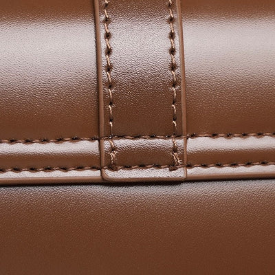 Women’s Genuine Leather Vintage Crossbody Shoulder Baguette Bag