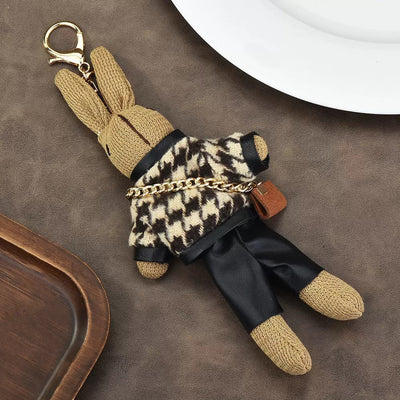 Fluffy Bunny Belle Bag Charm