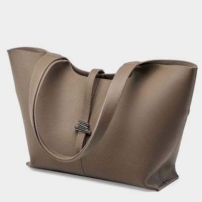 2025 New Women’s Genuine Leather Large Capacity Commuter Tote Bag