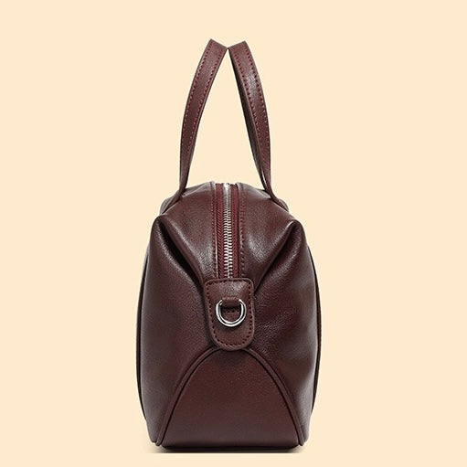 Women’s Genuine Leather Boston Pillow Bag