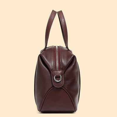 Women’s Genuine Leather Boston Pillow Bag