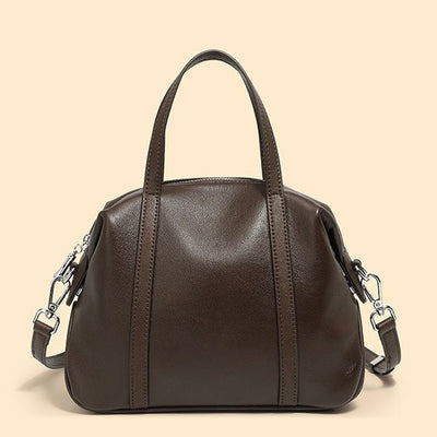 Women’s Genuine Leather Boston Pillow Bag