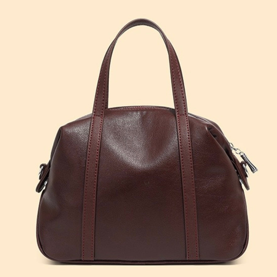 Women’s Genuine Leather Boston Pillow Bag