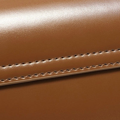 Women's Genuine Leather Shoulder Crossbody Baguette Bag