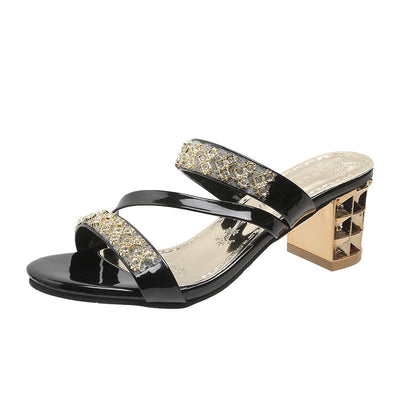 Phyllis Block Heel Sandals
