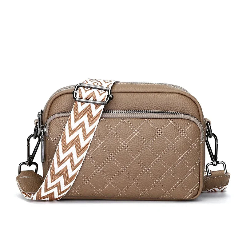 Belle | Refined Leather Shoulder Bag