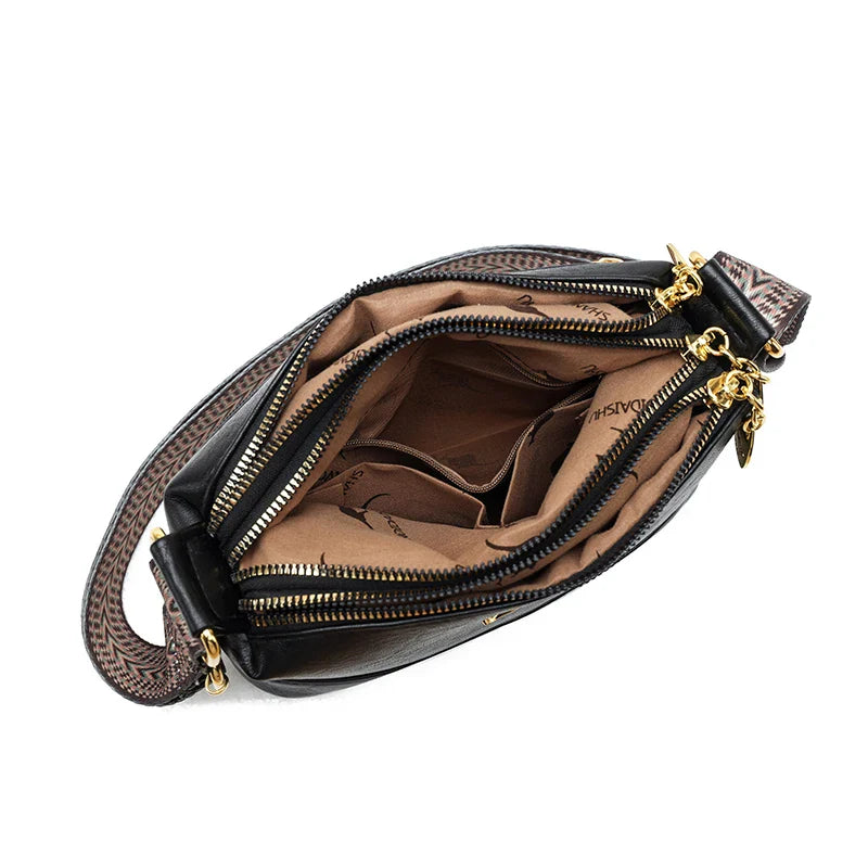 Addison | Refined Leather Shoulder Bag