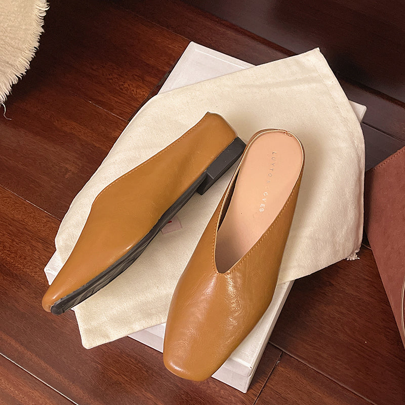 Vale Leather Flats