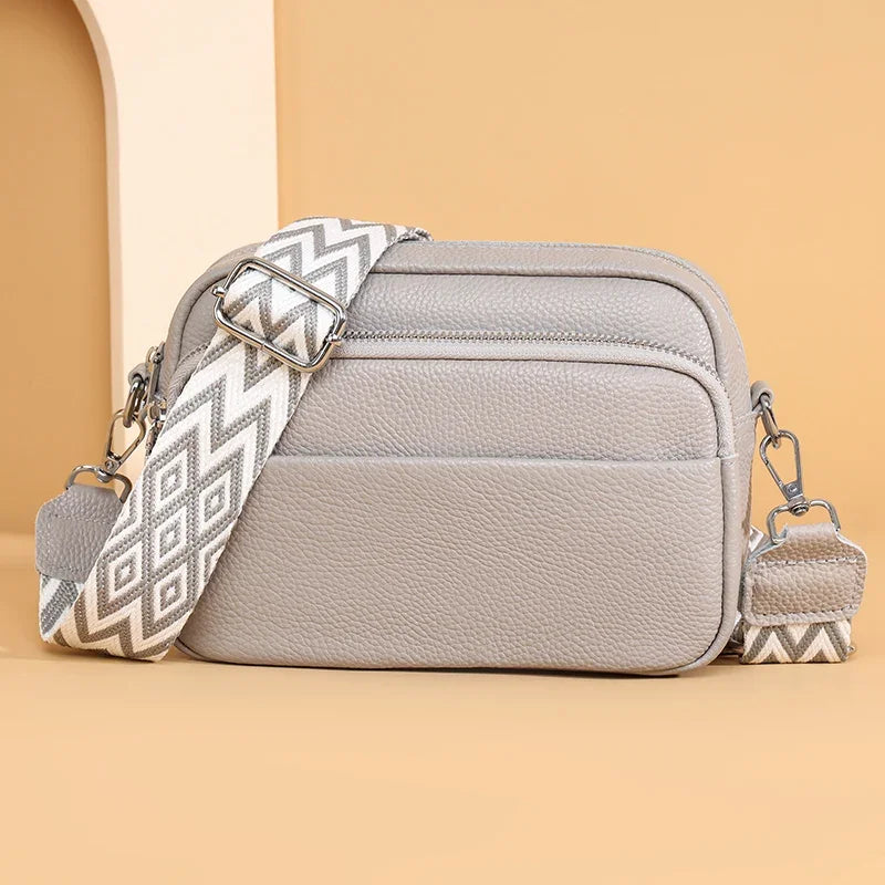 Talia | Refined Leather Shoulder Bag