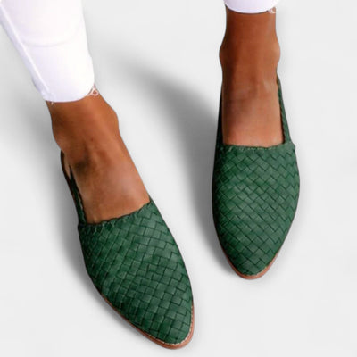 Rosenwyn - Slip-On Buckle Flat Sandals