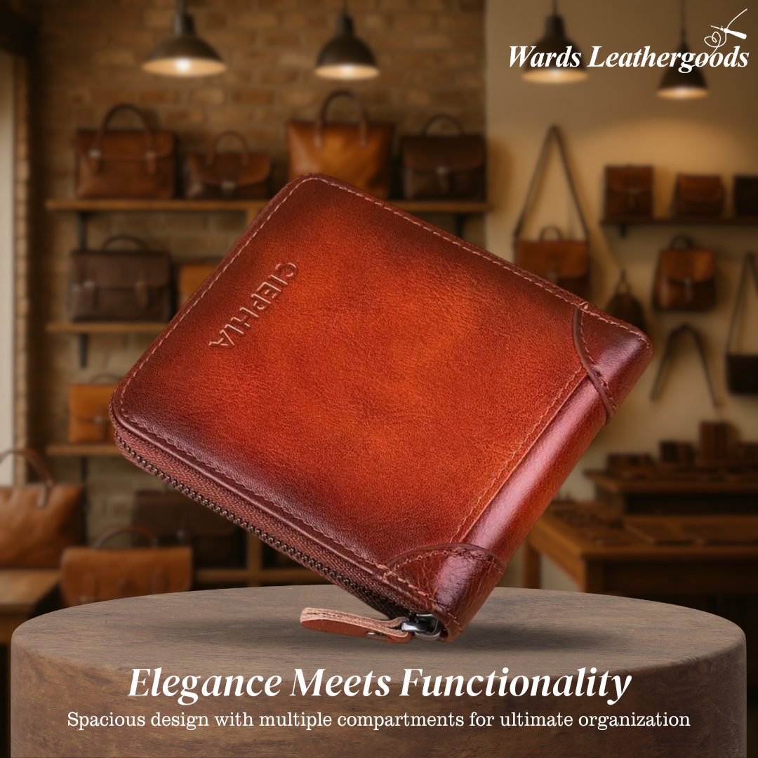 Jefrey | Vintage Bifold RFID Leather Wallet