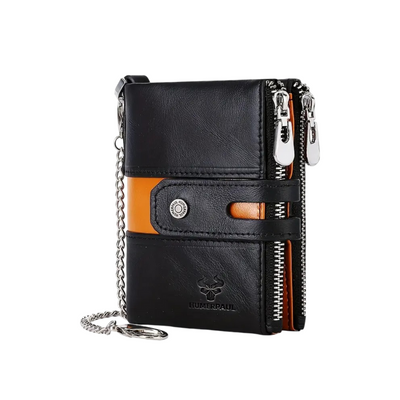 Roque | Leather Chain Strap with Multiple Compartments | Wallet