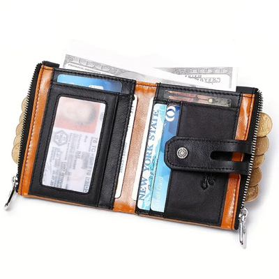 Roque | Leather Chain Strap with Multiple Compartments | Wallet