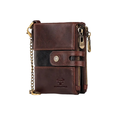 Roque | Leather Chain Strap with Multiple Compartments | Wallet