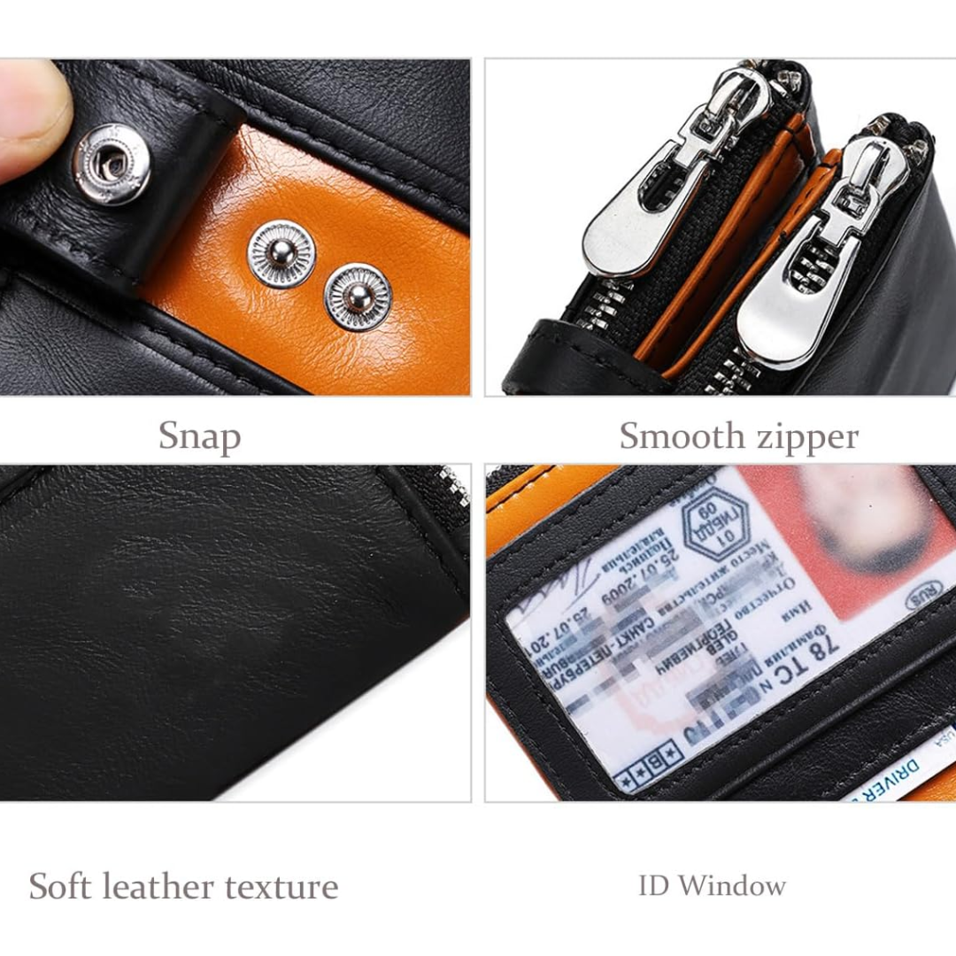 Roque | Leather Chain Strap with Multiple Compartments | Wallet