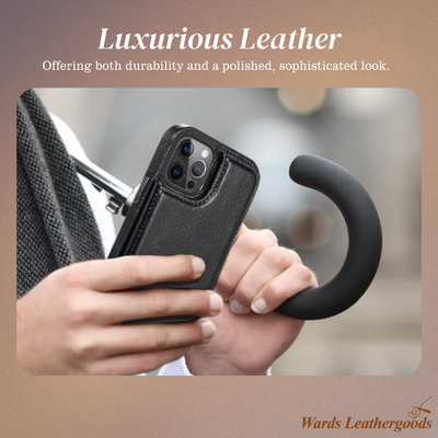 Preston | Magnetic Wallet Flip Phone Case for iPhone