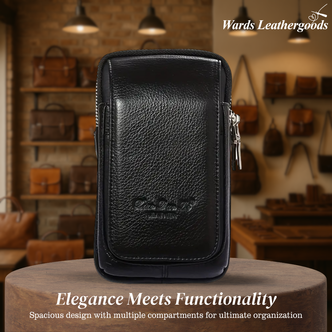 Sander | Phone & Essentials Leather Belt Pouch