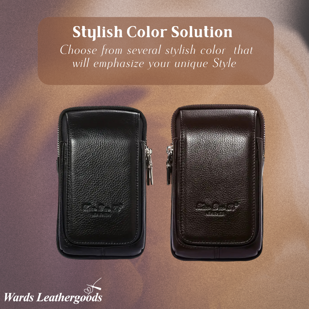 Sander | Phone & Essentials Leather Belt Pouch