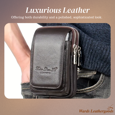 Sander | Phone & Essentials Leather Belt Pouch