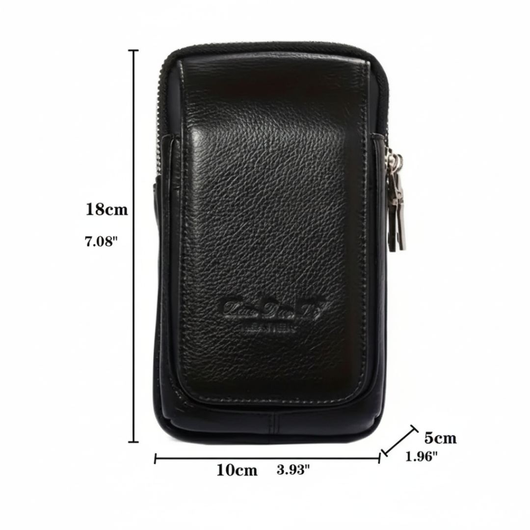 Sander | Phone & Essentials Leather Belt Pouch