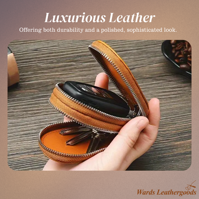 Kevin | Double Leather Key Organizer Wallet