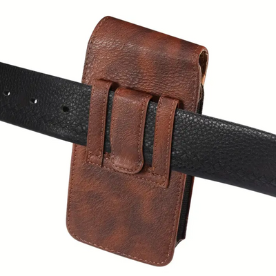Dimitri | Magnetic Phone Belt Leather Pouch Case