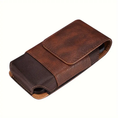 Dimitri | Magnetic Phone Belt Leather Pouch Case