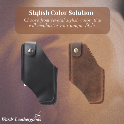 Oswin | Vertical Leather Phone Holster