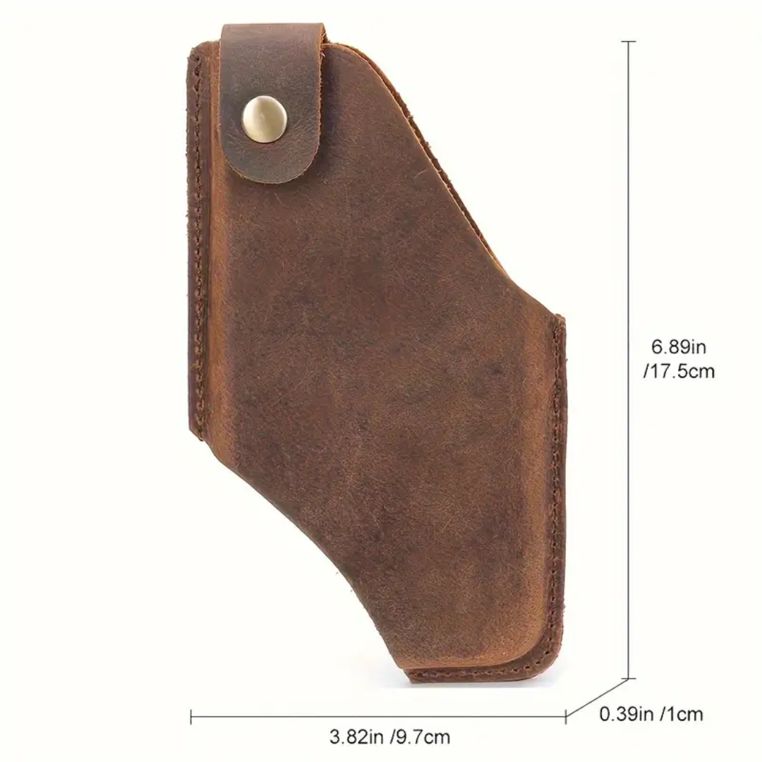 Oswin | Vertical Leather Phone Holster