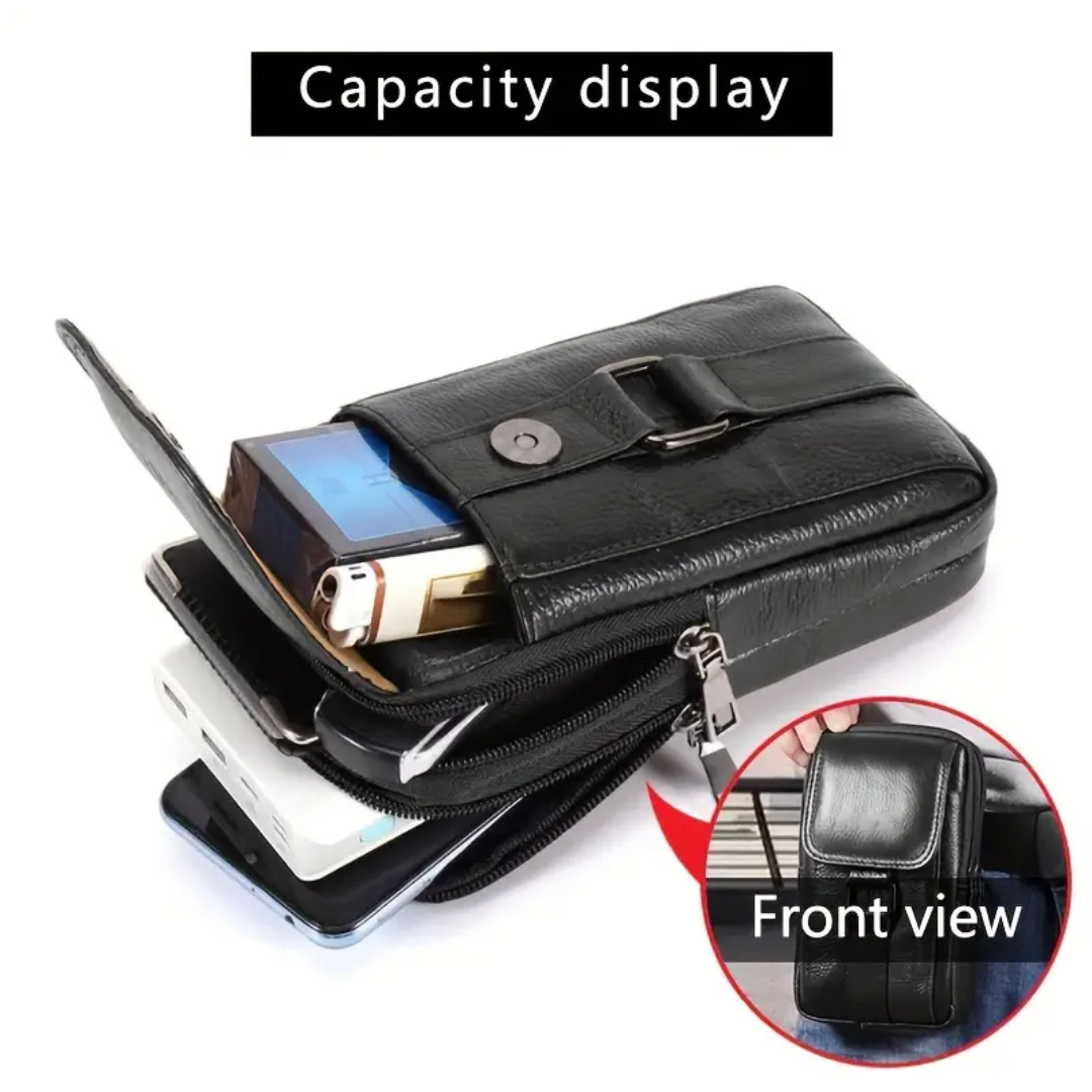 Frank | Belt Phone Pouch Zippered Wallet Case