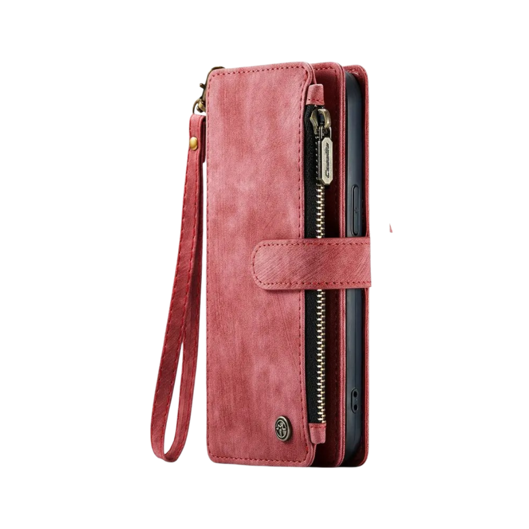 Clement | IPhone Case Leather Wallet with Wrist Strap