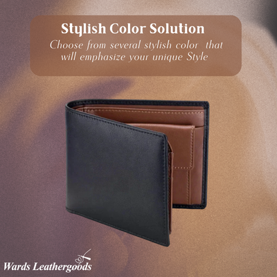Sebastian | Two-Tone Leather Bifold | Wallet