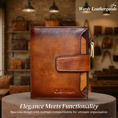 Callum | Vintage Leather RFID Duo-fold Wallet