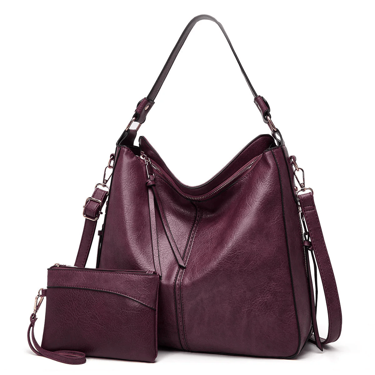 Vintage Leather Bag 'Verona'™ | Elegant bag with large capacity