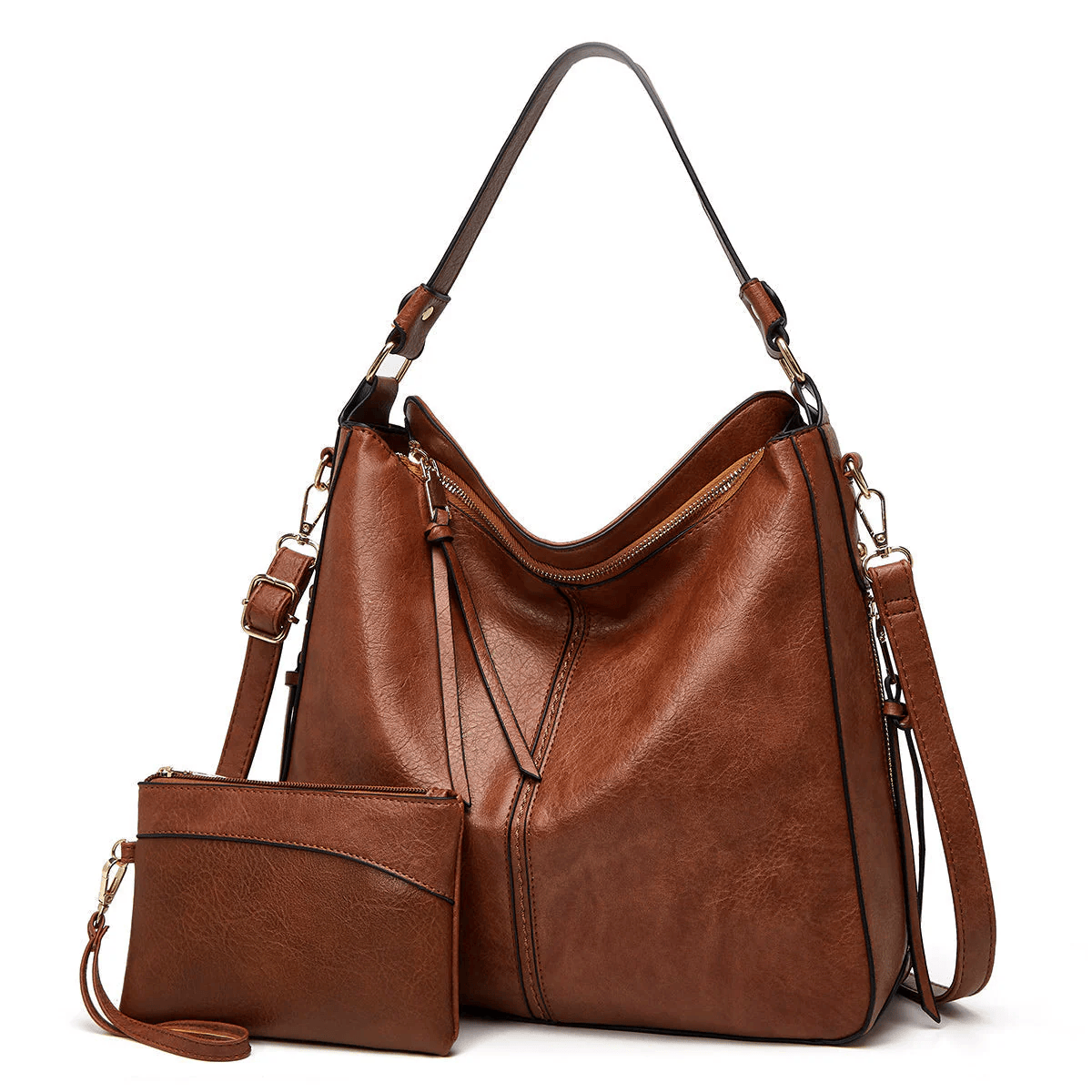 Vintage Leather Bag 'Verona'™ | Elegant bag with large capacity