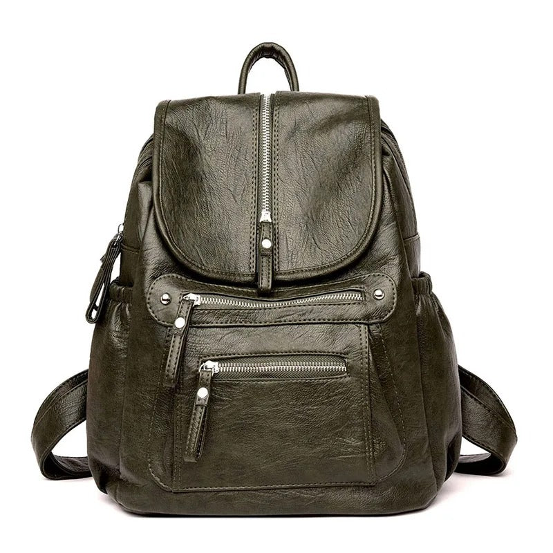 VIVIAN | Chic Leather Backpack for Every Occasion