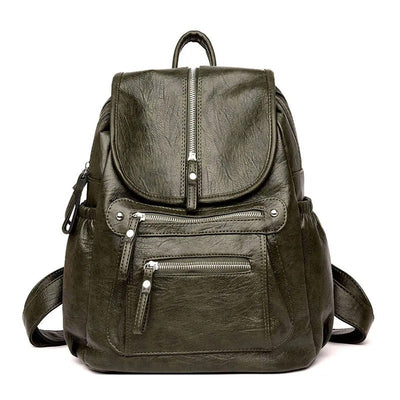 VIVIAN | Chic Leather Backpack for Every Occasion