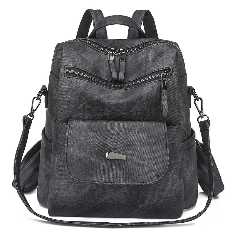 Olivia | Chic Leather Backpack for Women