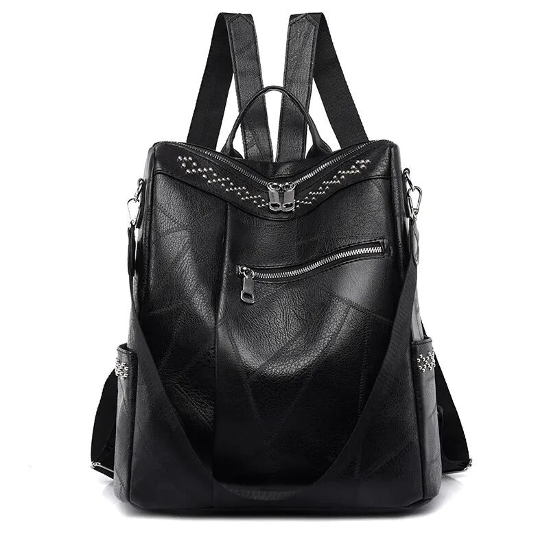 Ruby | Chic Leather Backpack