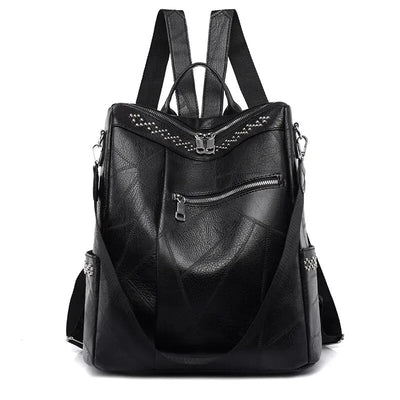 Ruby | Chic Leather Backpack